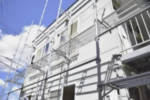 外壁塗装の足場